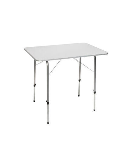 Table de camping - Hauteur réglable - 80x60 cm