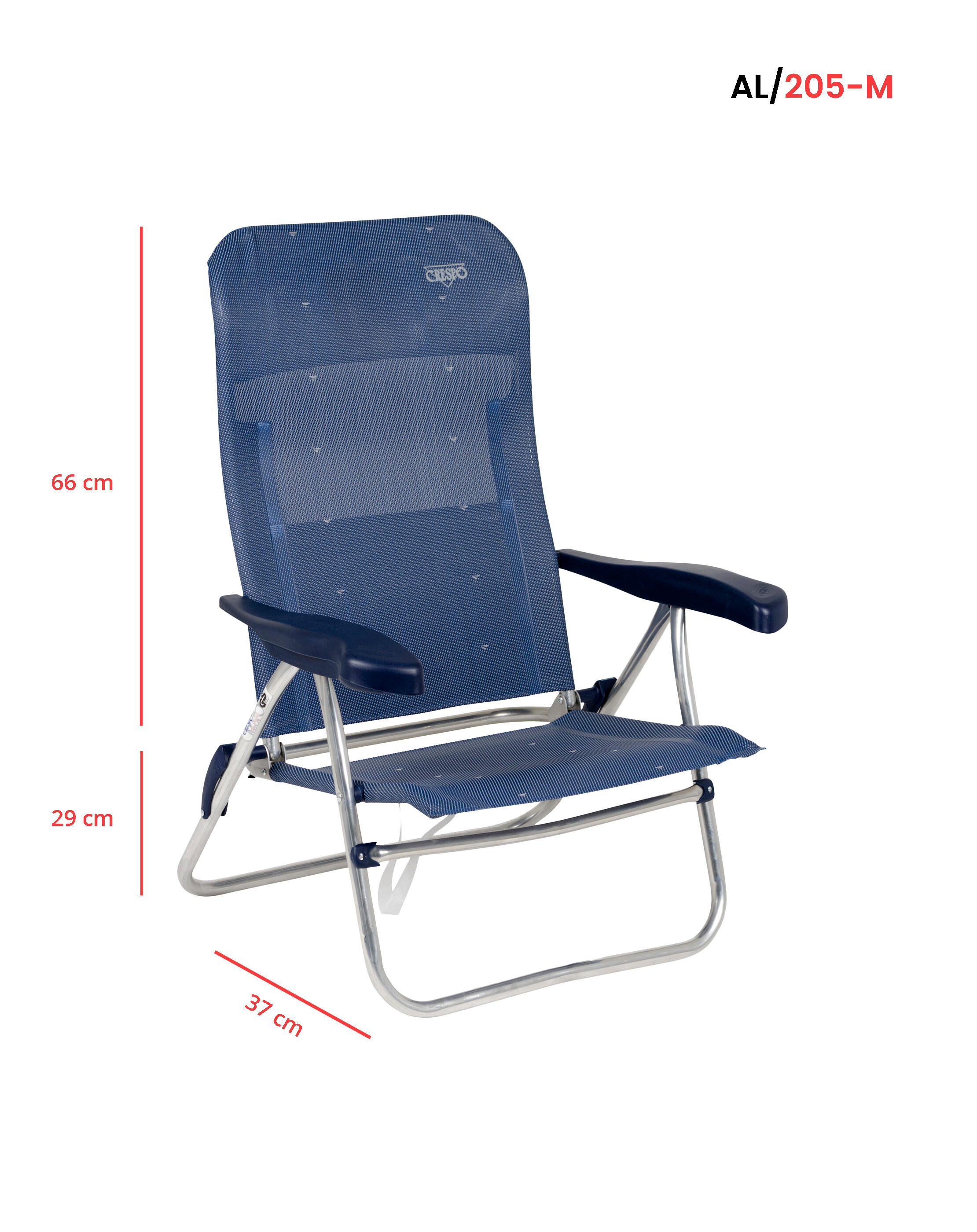 Fauteuil de plage - AL/205 - Bleu foncé 7/8