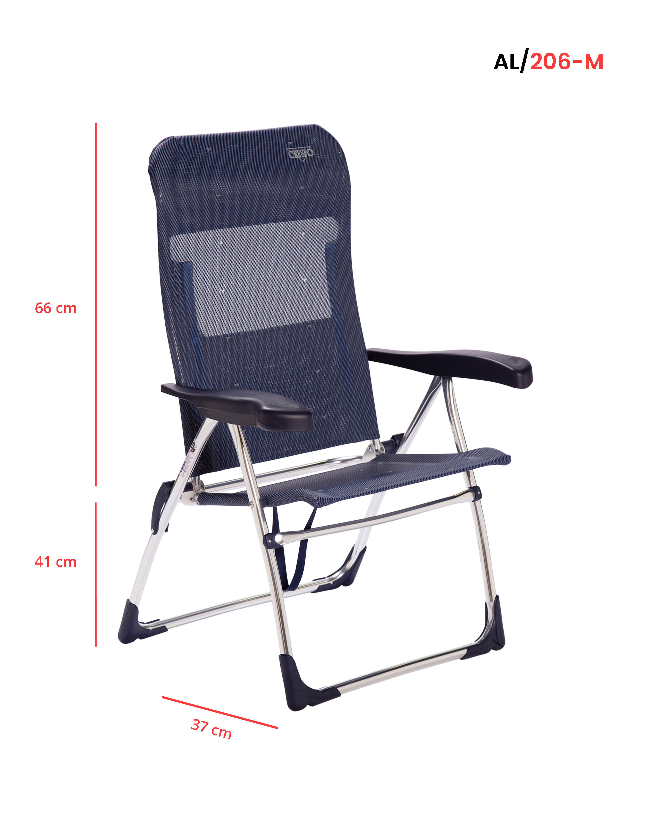 Fauteuil de plage - AL/206 - Bleu foncé 2/8