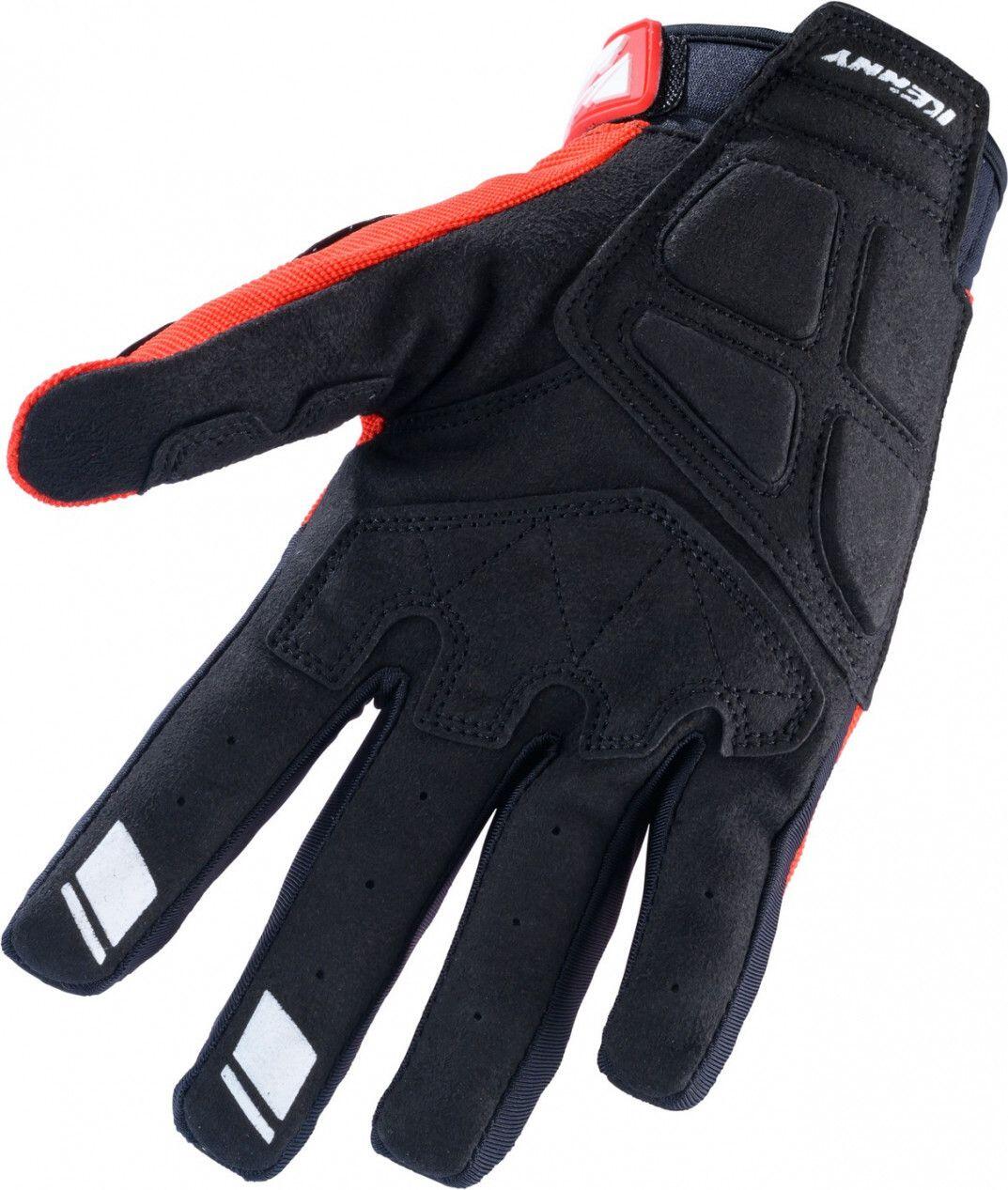 Par de guantes Kenny SF TECH Rojo/Negro – Homologados EN 13594 2/2