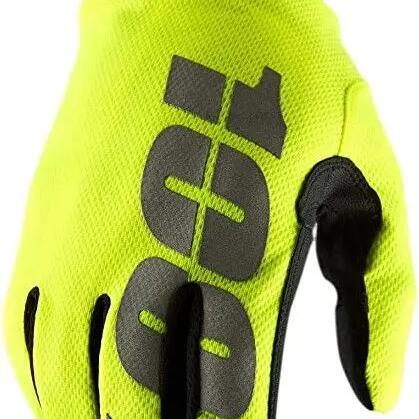 Pair of 100% Hydromatic Winter Gloves Yellow / Black