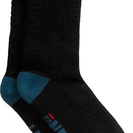 G-Form Mid-Calf Sock Black Teal Grey S/M