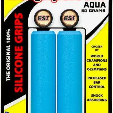 ESI Chunky 32mm Silicone Grips - Aqua