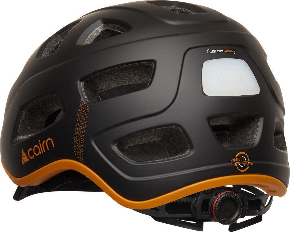 Casque Cairn Quartz LED USB Powder Noir / Cognac 2/3