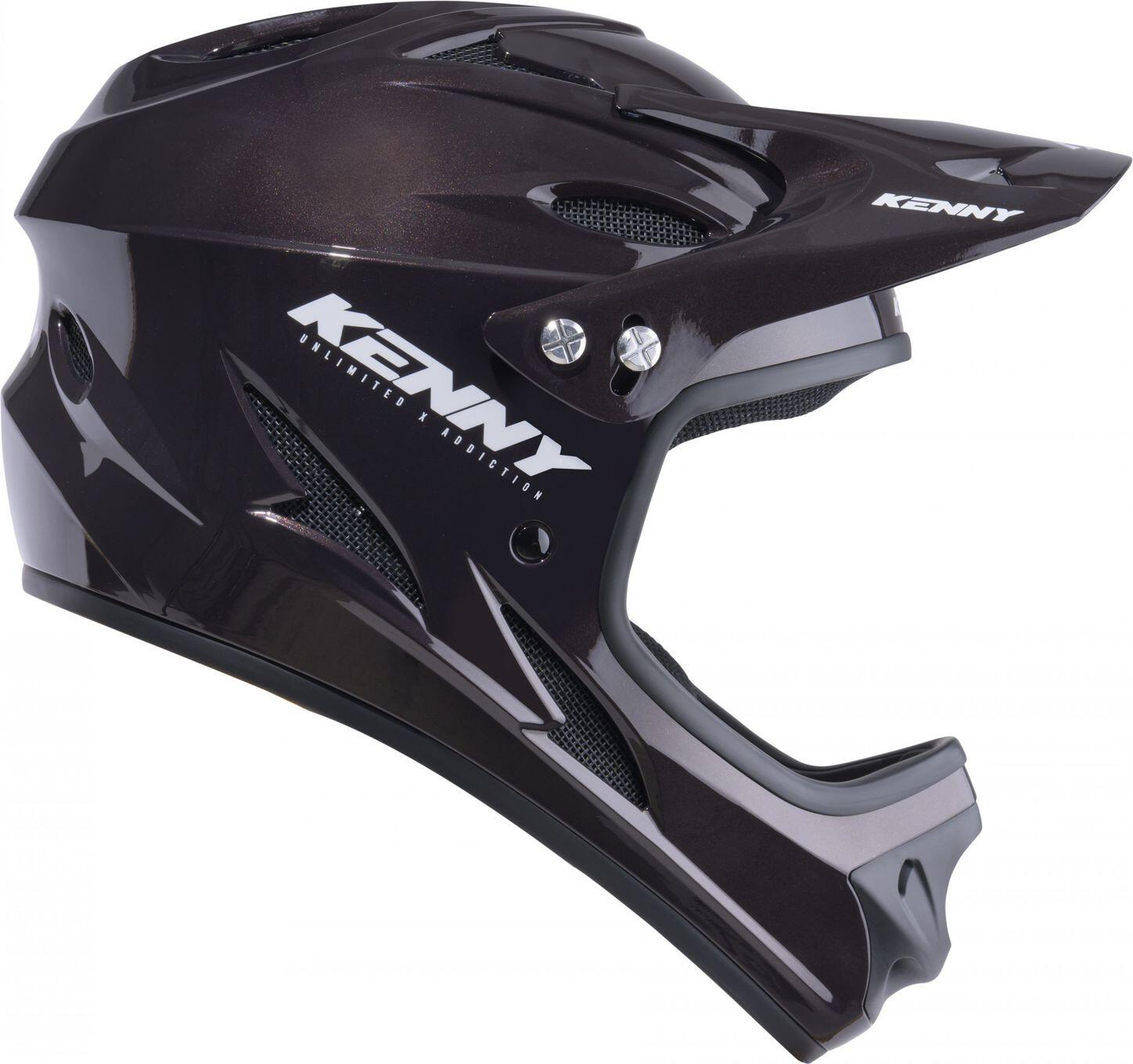 Casco Integral Kenny Down Hill Solid Negro 2/4