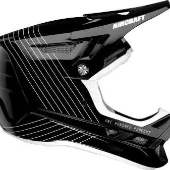 100% Integral Aircraft Composite Silo Black Helmet