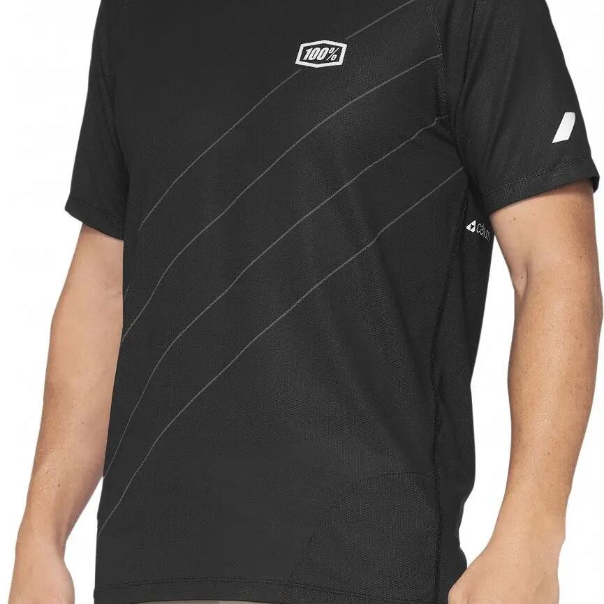 100% Celium Jersey Dark Gray / Black