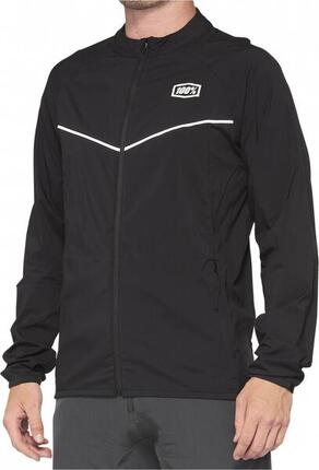 Corridor 100% Stretch Windbreaker Jacket Black