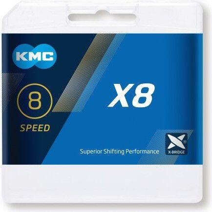 KMC X8 Chain 114 Links Silver 2/4
