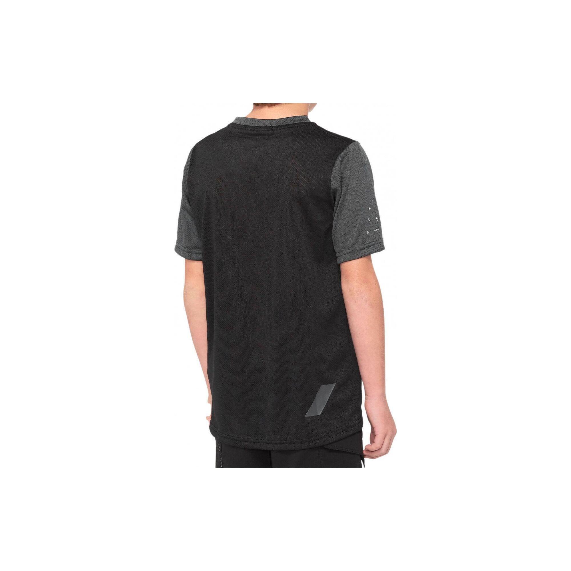 Tricou pentru ciclism copii 100% Ridecamp Youth Jersey SS