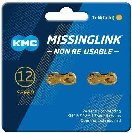 Enganche rápido KMC Missing Link 12NR Ti-N 12V Gold (x2) 2/7