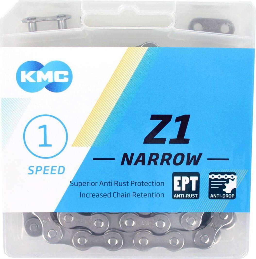 Chaîne KMC Z1 Narrow EPT 112 Maillons Single Speed 3/32'' 2/7