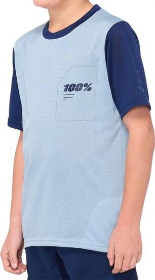 Maglia manica corta bambino 100% Ridecamp Blu