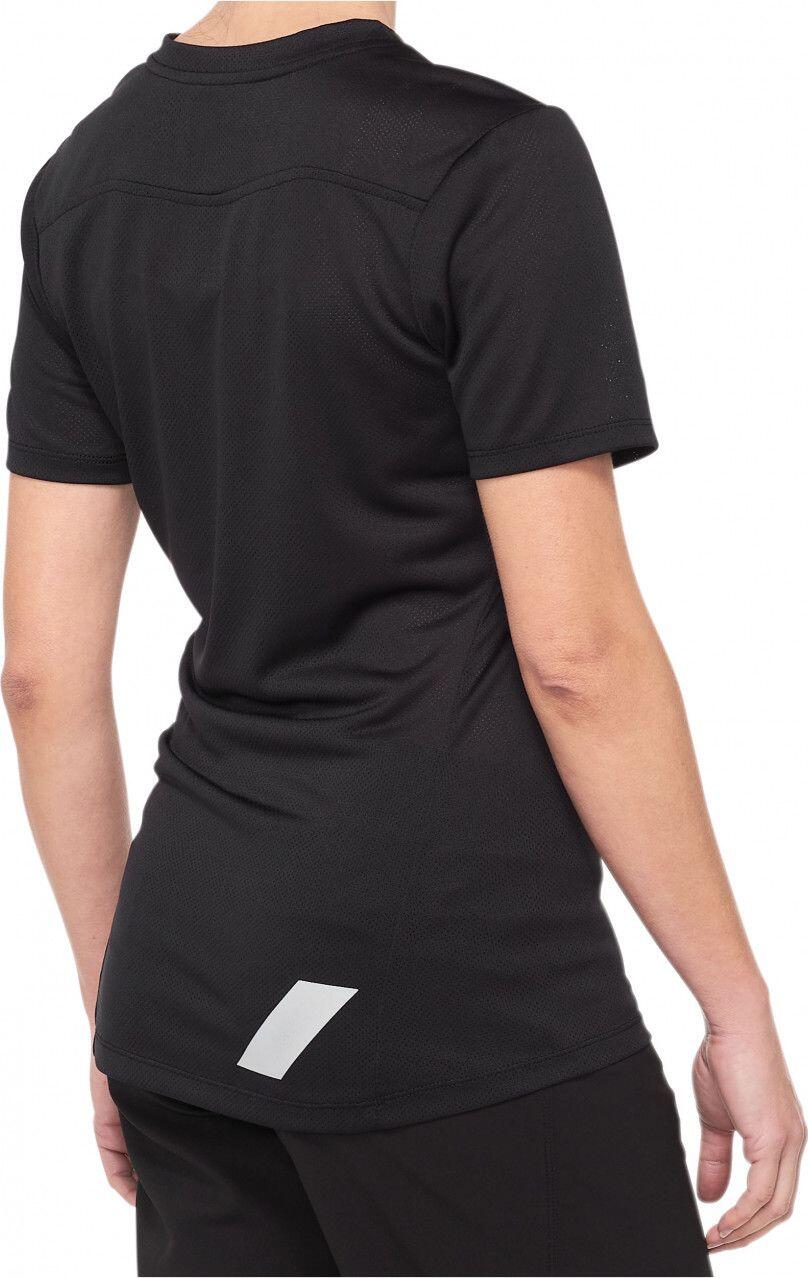 Maillot Manches Courtes Femme 100% Ridecamp Noir / Gris 2/3