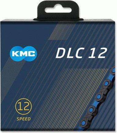 KMC DLC 12 — 126 maglie 1/2" x 11/128" blu/nero. 2/3