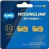 Attache Rapide KMC Missing Link R10 Ti-N 10V Or (x2 Unités) 2/7