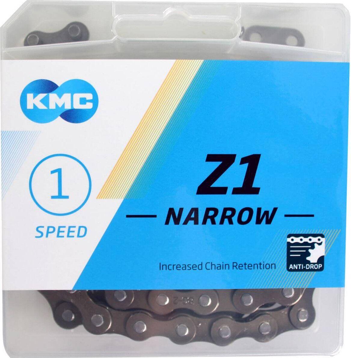 Chaîne KMC Z1 Narrow 112 Maillons Single Speed 3/32'' Marron 2/7