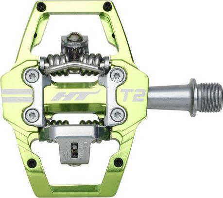 HT Components Pedales T2 Verde Stealth 2/2