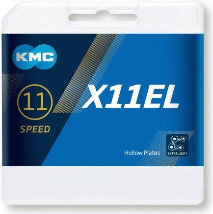 Chaîne KMC X11EL 118 Maillons Blacktech 2/7