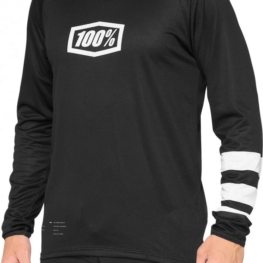 Kids 100% R-Core Jersey Black / White