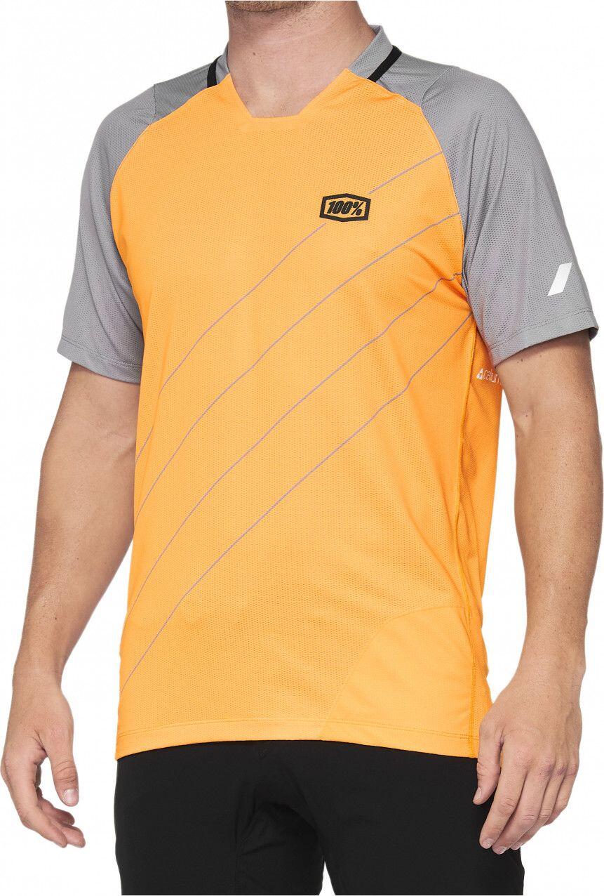 100% Celium Jersey Orange / Grau 3/3