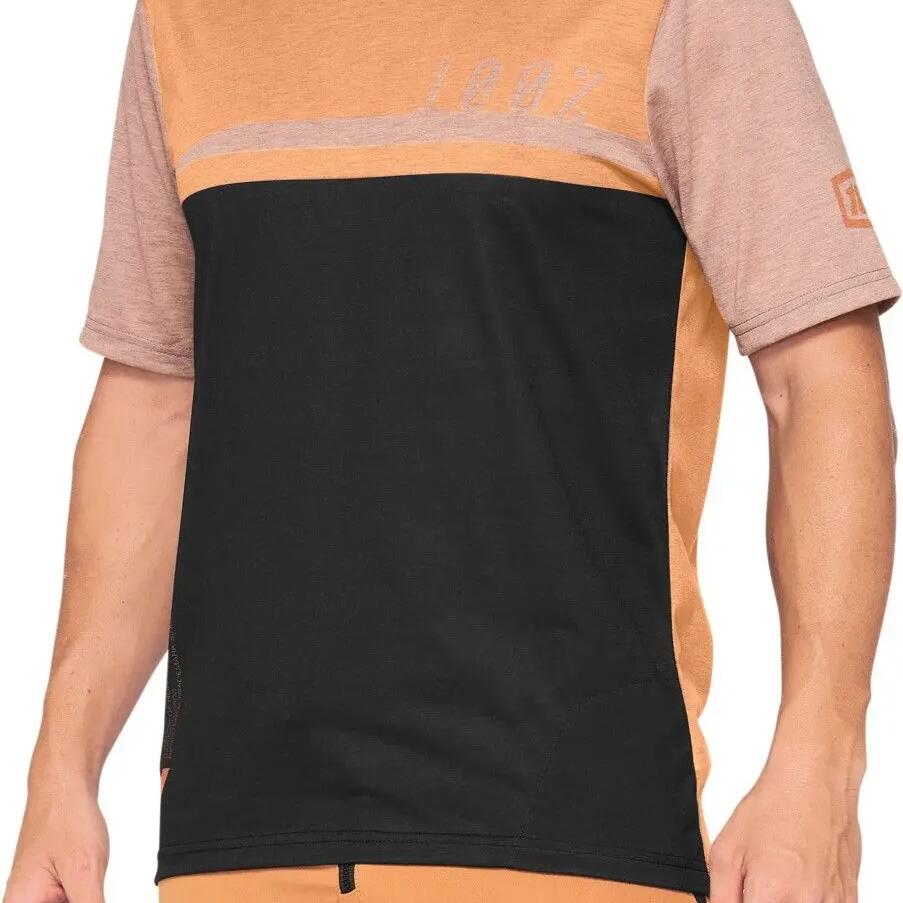 100% Airmatic Jersey Caramel / Black