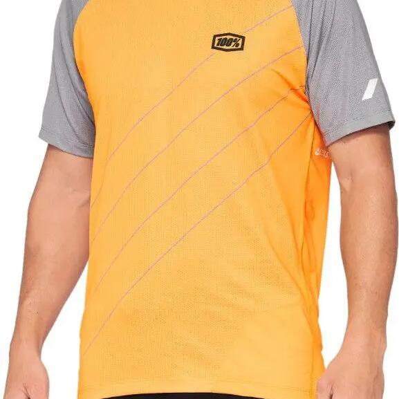 100% Celium Jersey Orange / Gray