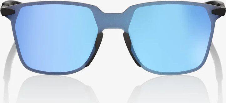 Lentes 100% Legere Square Soft Tact Black / HiPER® Blue Mirror 2/4