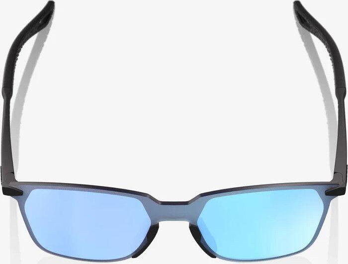 Lentes 100% Legere Square Soft Tact Black / HiPER® Blue Mirror 4/4