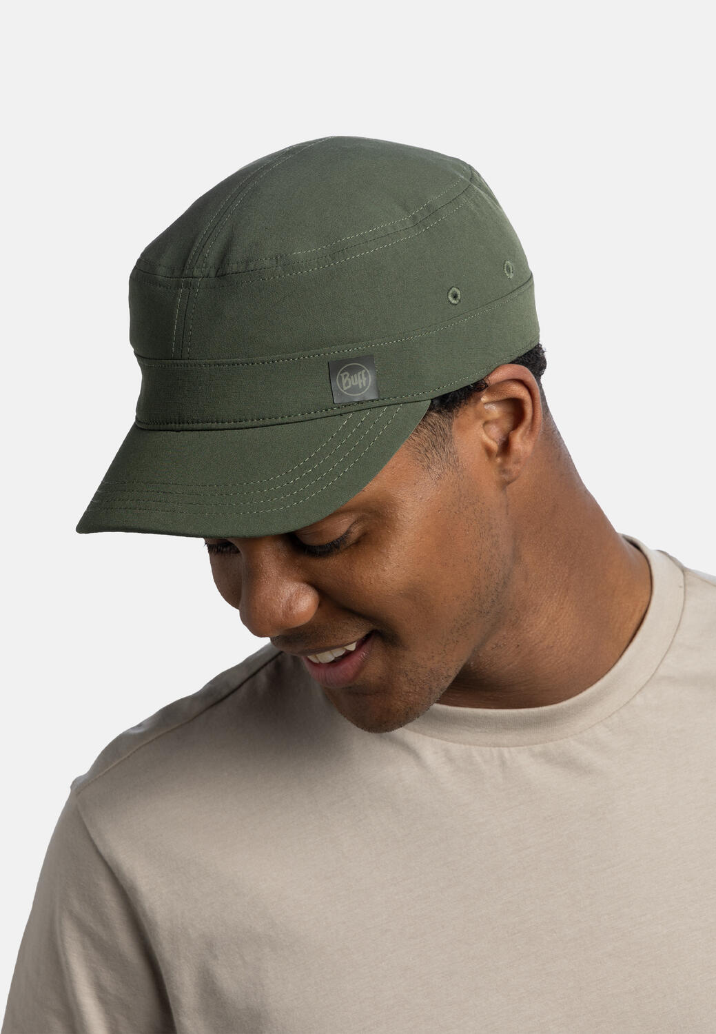 Czapka z daszkiem Buff Military Cap - solid khaki 5/7