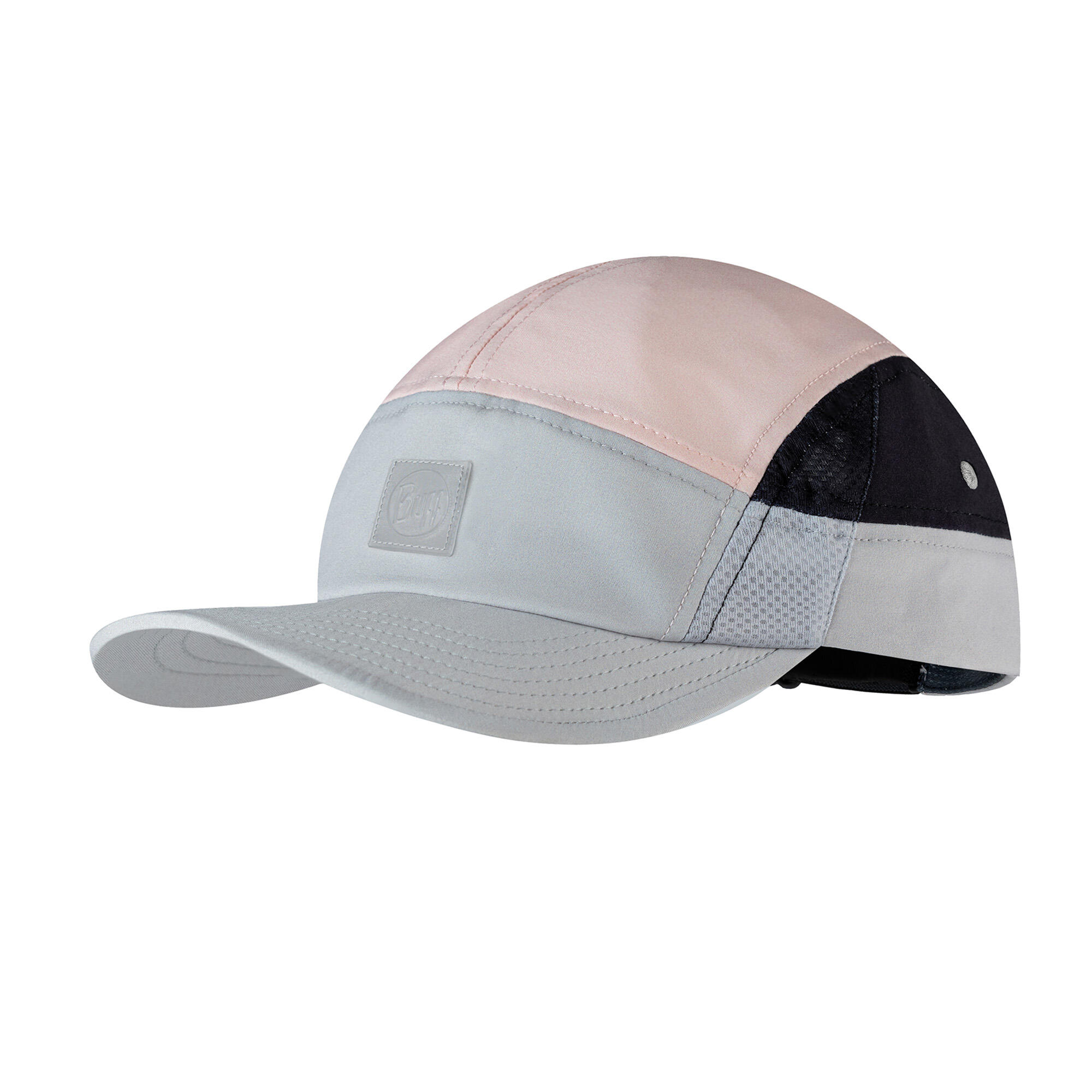Gorra 5 Panel Go Mujer Buff Gris 3/6