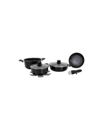 Topfset - Induktion - 7-Teilig - Schwarz