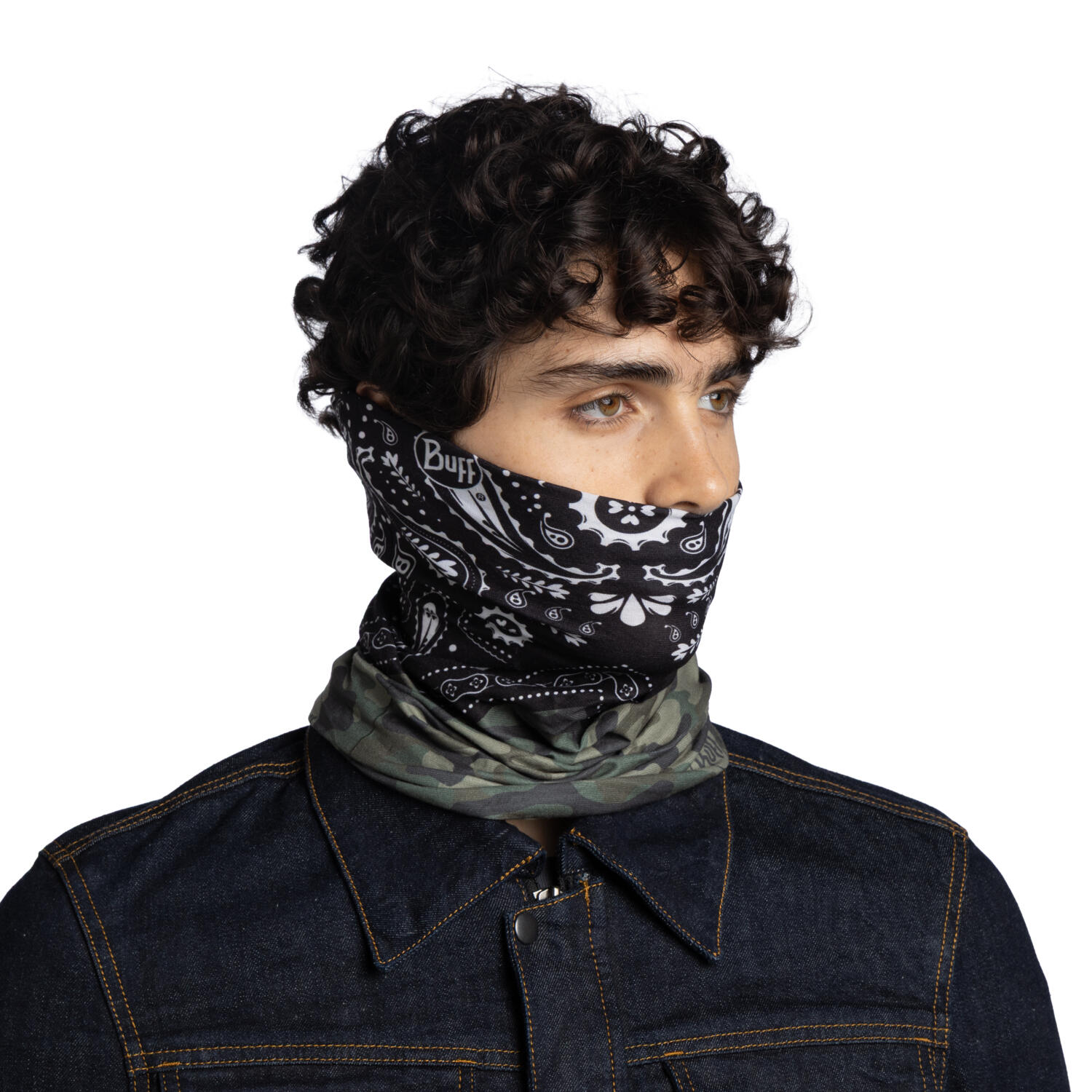 Bandana BUFF ORIGINAL ECOSTRETCH CAMO CASH MULTI