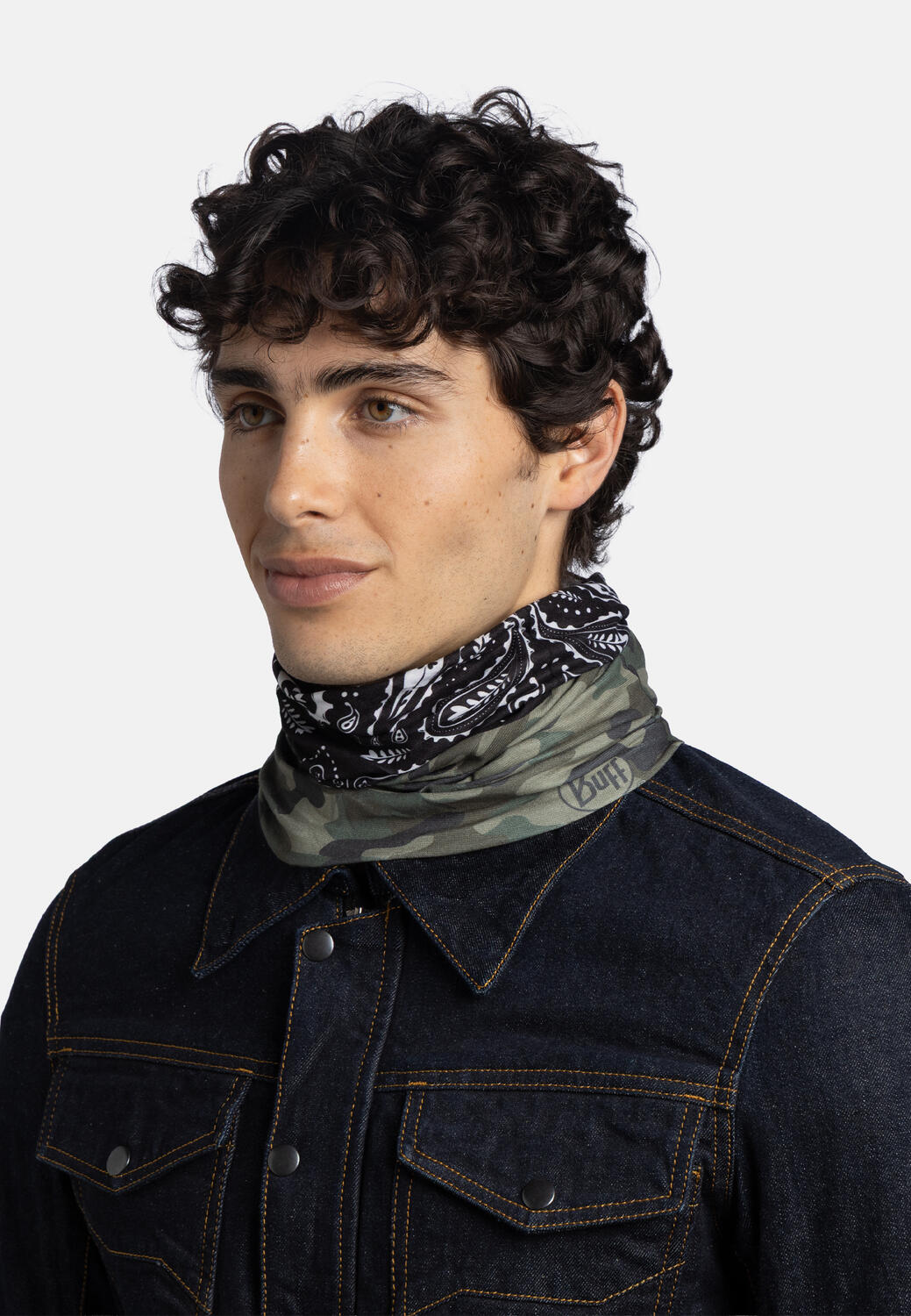 Braga de cuello Original EcoStretch Unisex Buff Verde 3/5
