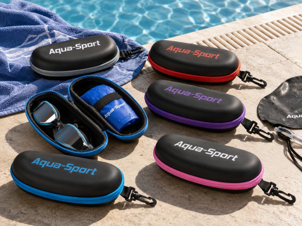 Etui pokrowiec futerał ochronne na okulary do pływania Aqua-Sport Case 5/5