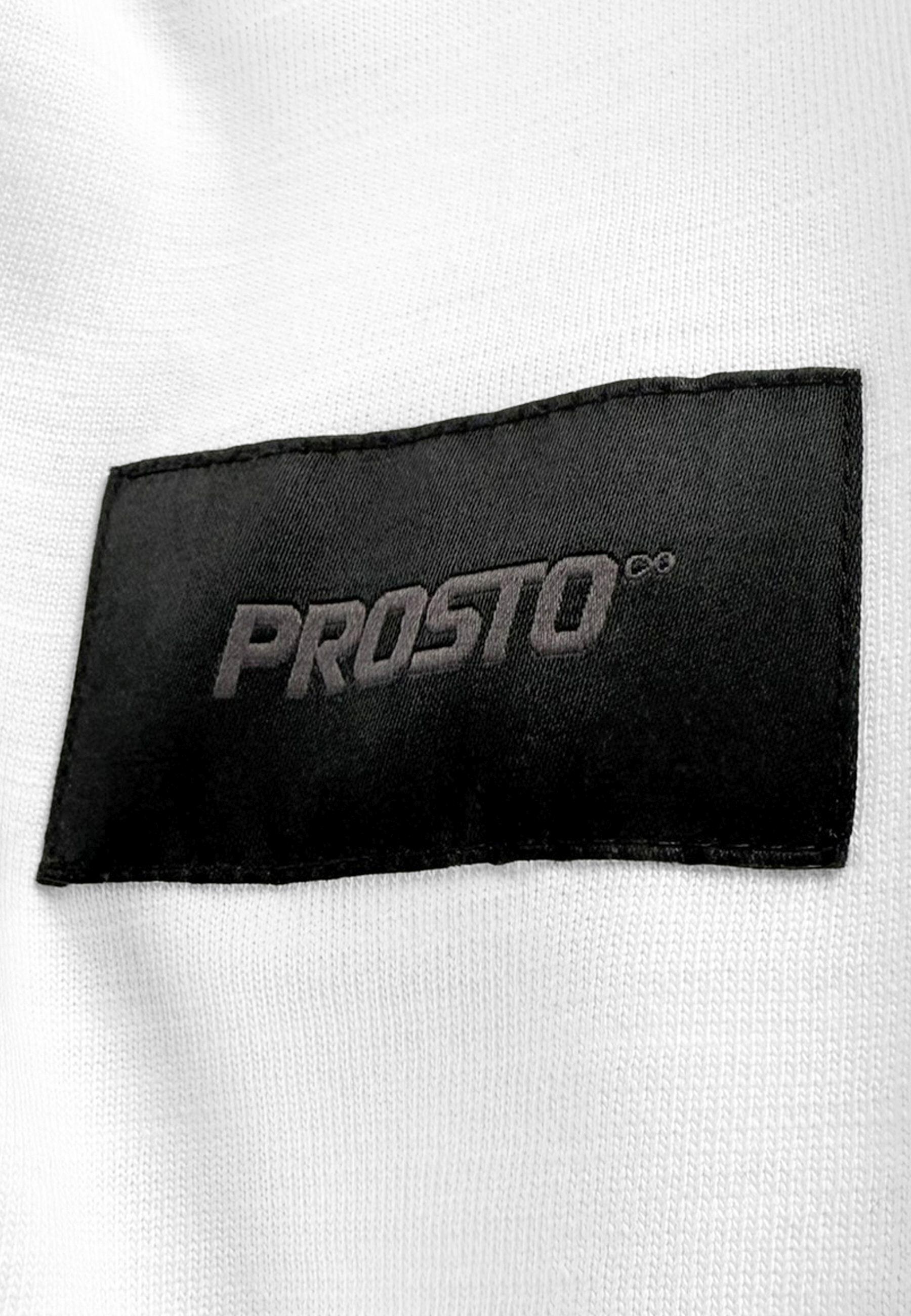 Koszulka sportowa męska Prosto Jacquard Label z krótkim rękawem 6/7