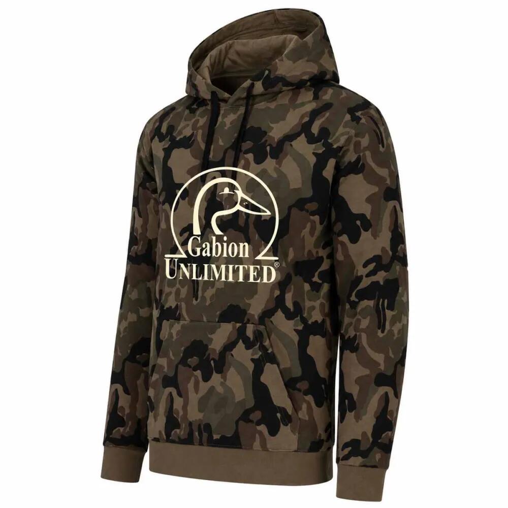 Sweat capuche camo Woodland 80% coton 280g poche ventrale 3/5