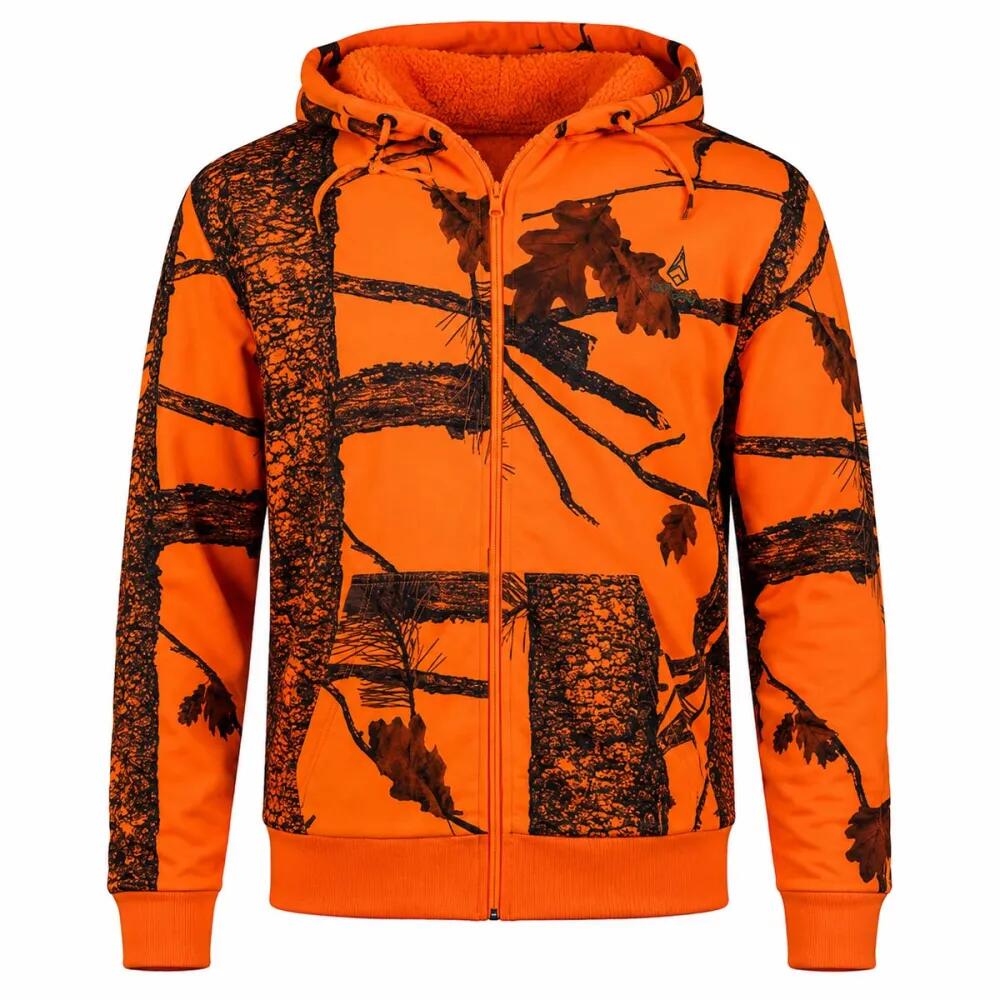 Sweat Capuche Zippé Treeland Fluo Camo Polaire 100% Polyester 4/5