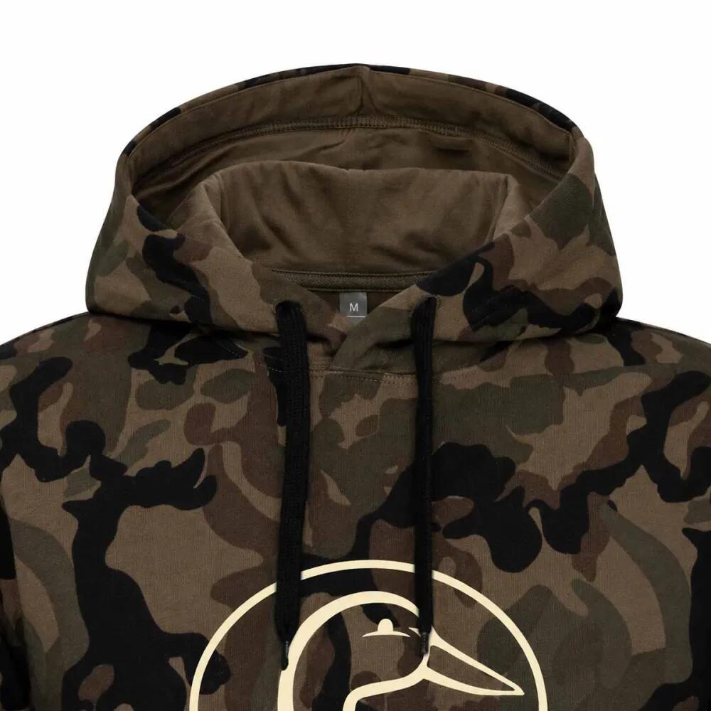 Sweat capuche camo Woodland 80% coton 280g poche ventrale 5/5