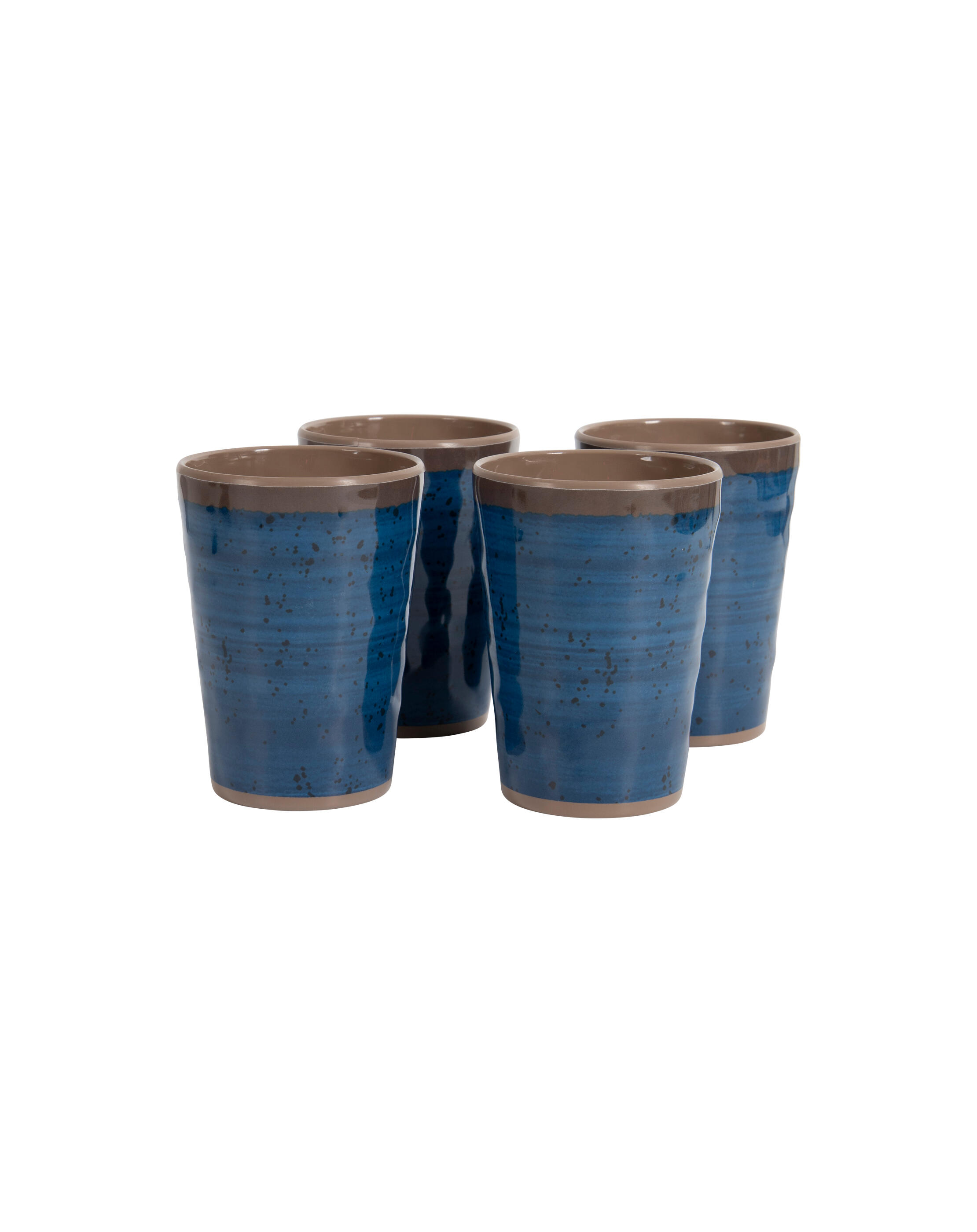 Becher - Ø 8,5 cm - 4 Stück - Melamin - Blau 2/6