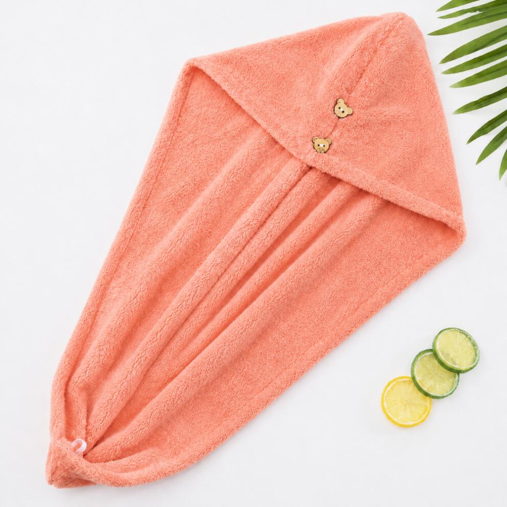 Ręcznik turban do włosów szybkoschnący mikrofibra guzik Aqua-Sport Turban 2/7