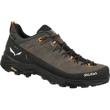 Trail-Schuhe Mann Salewa Alp Trainer 2 Gore-Tex Braun