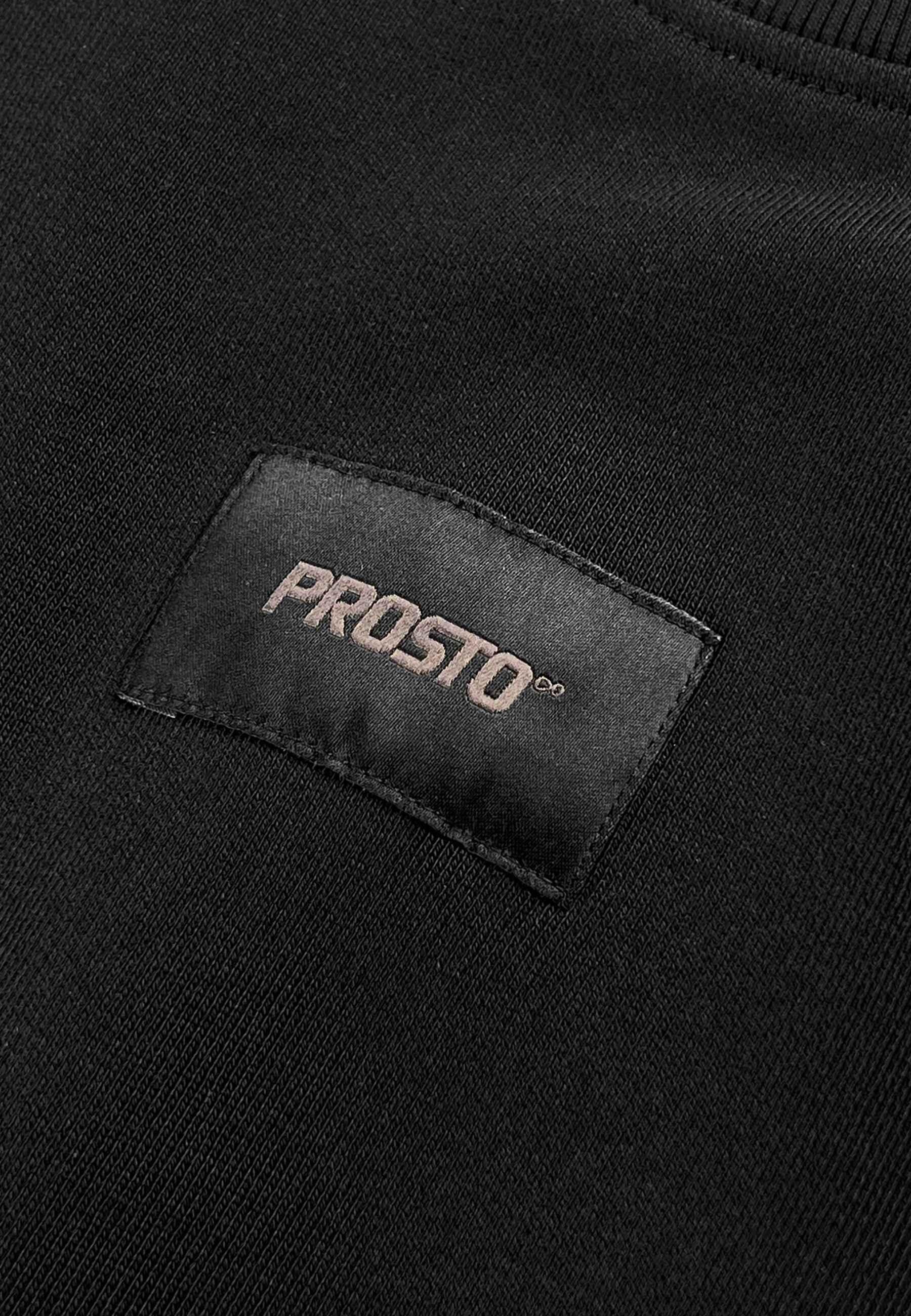 Bluza sportowa męska Prosto Jacquard Label bez kaptura 6/7