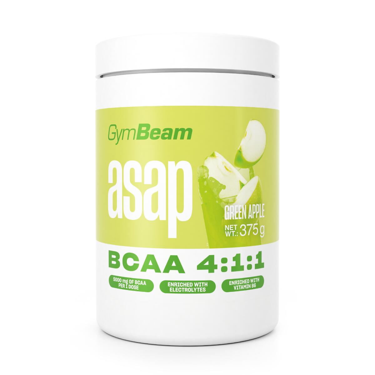 GYMBEAM Aminokyseliny ASAP BCAA prášek s elektrolyty 375 g