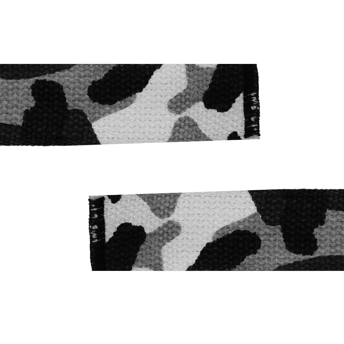 Paski do podnoszenia ciężarów antypoślizgowe camo 3/4