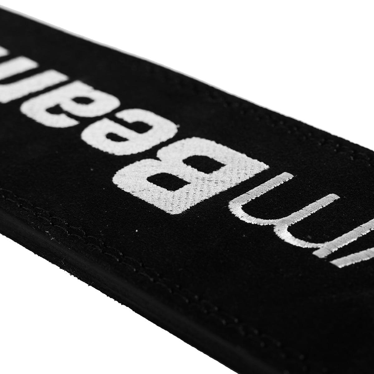 Cintura sollevamento pesi in pelle nera LEVER 5/7
