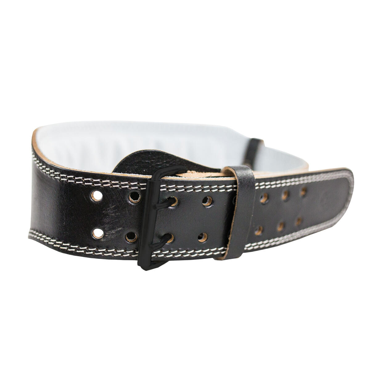 GYMBEAM Fitness opasek kožený Ronnie 10 cm