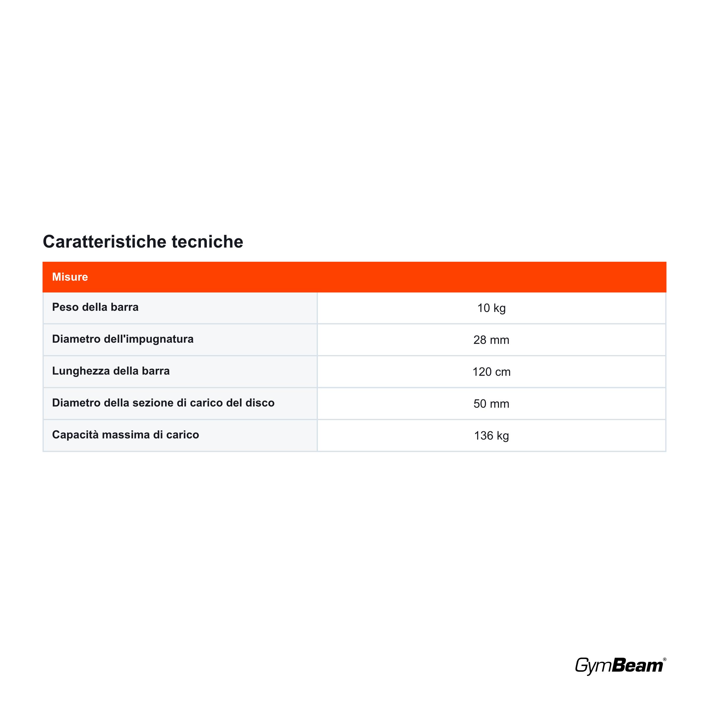 Barra per Sollevamento Pesi EZ 4/4