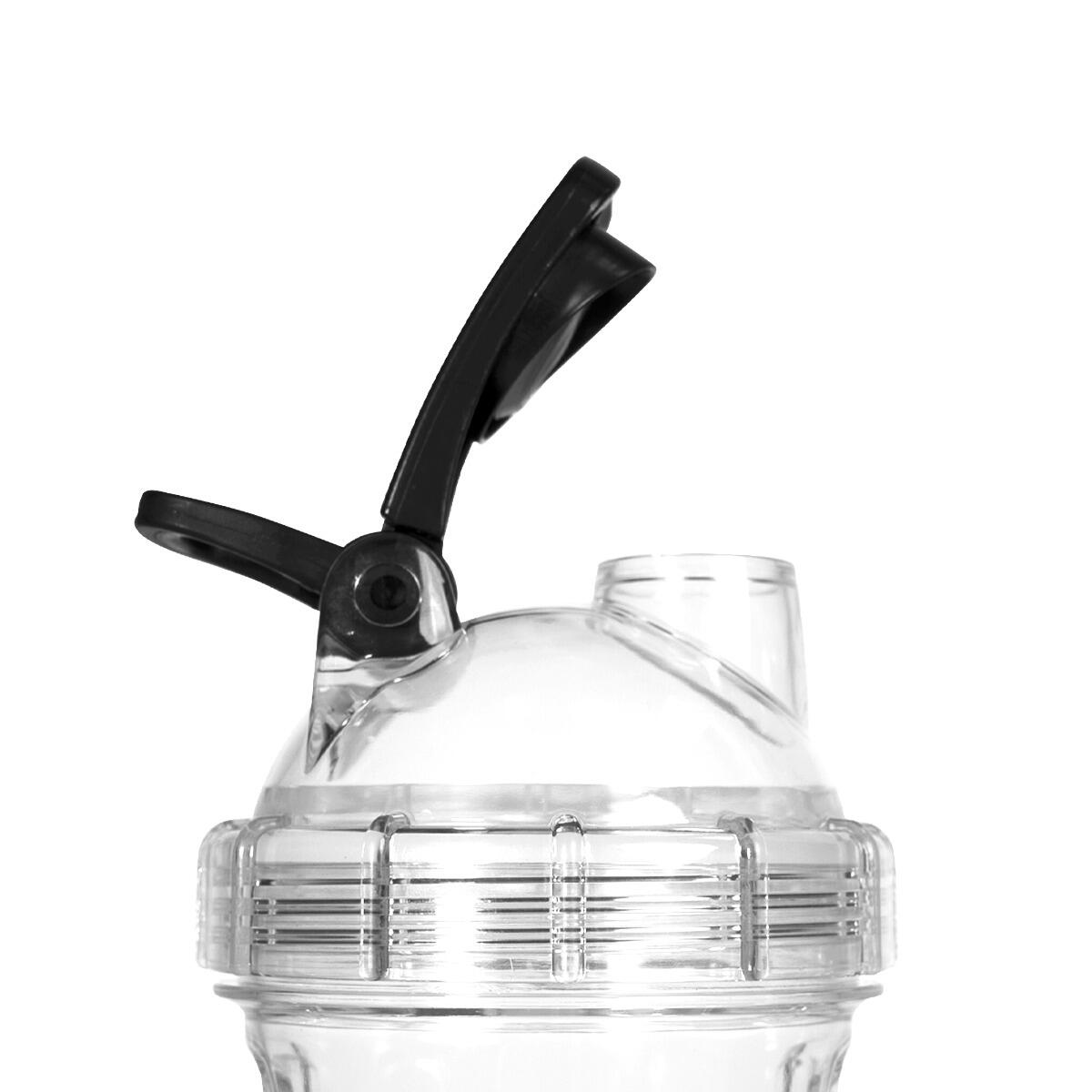 Shaker fitness in tritan 500 ml trasparente 3/3