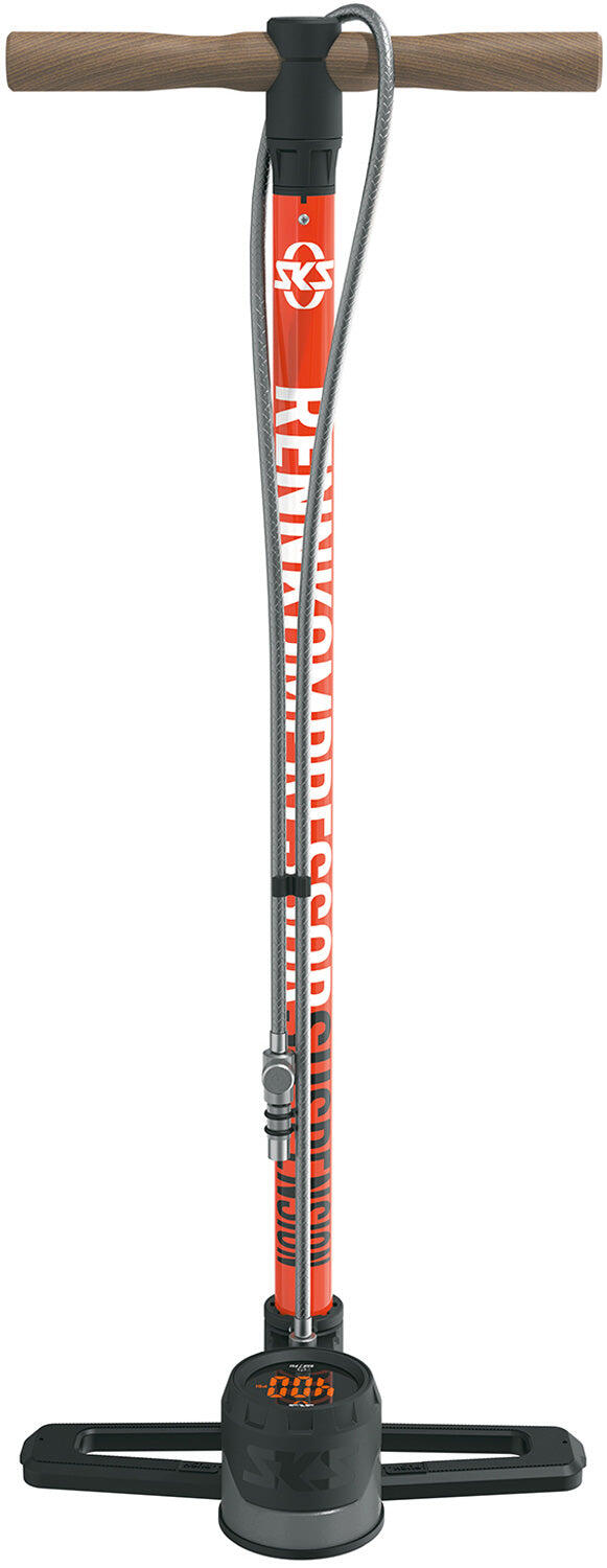 Pompe à pied numérique Rennkompressor SKS - Rouge 2/2